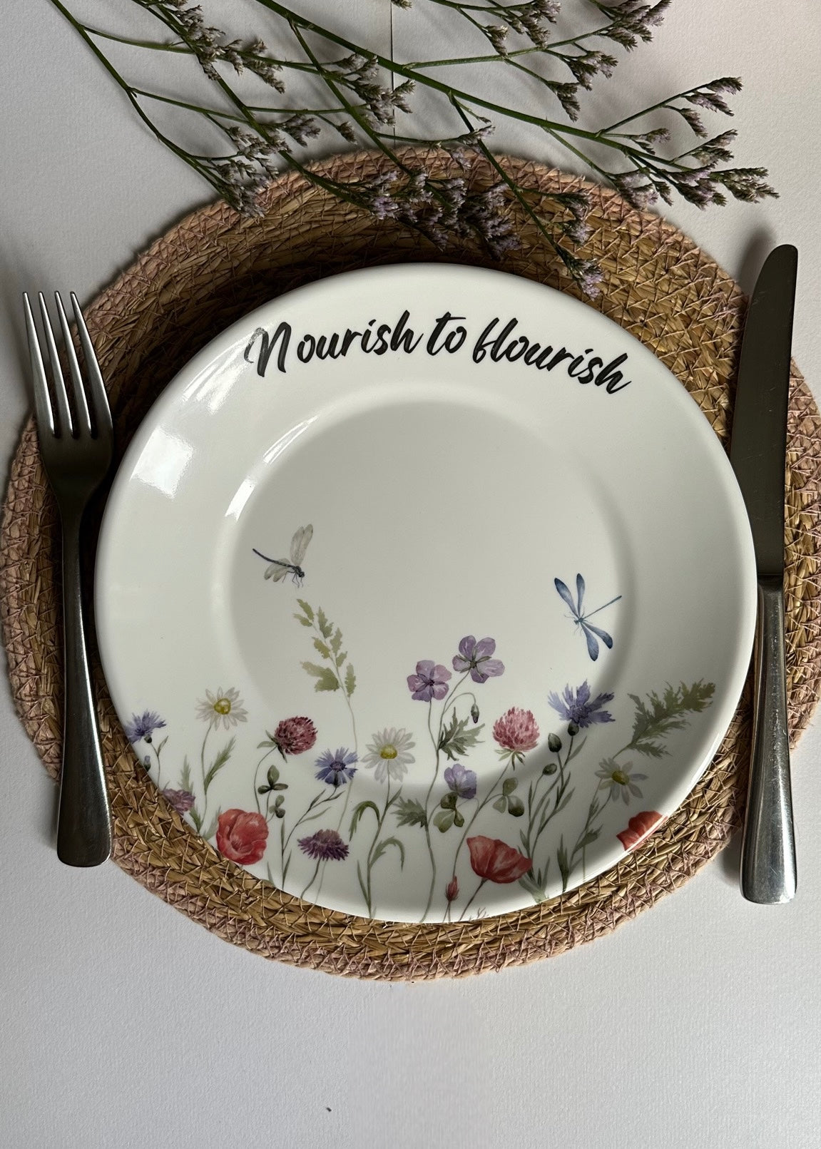 Positive Mindset Plate: Nourish