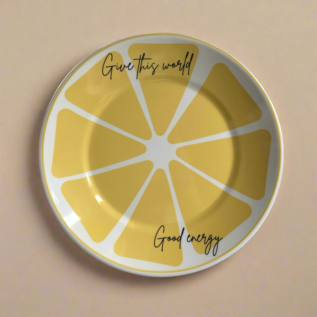 Positive Mindset Plate: Good Energy